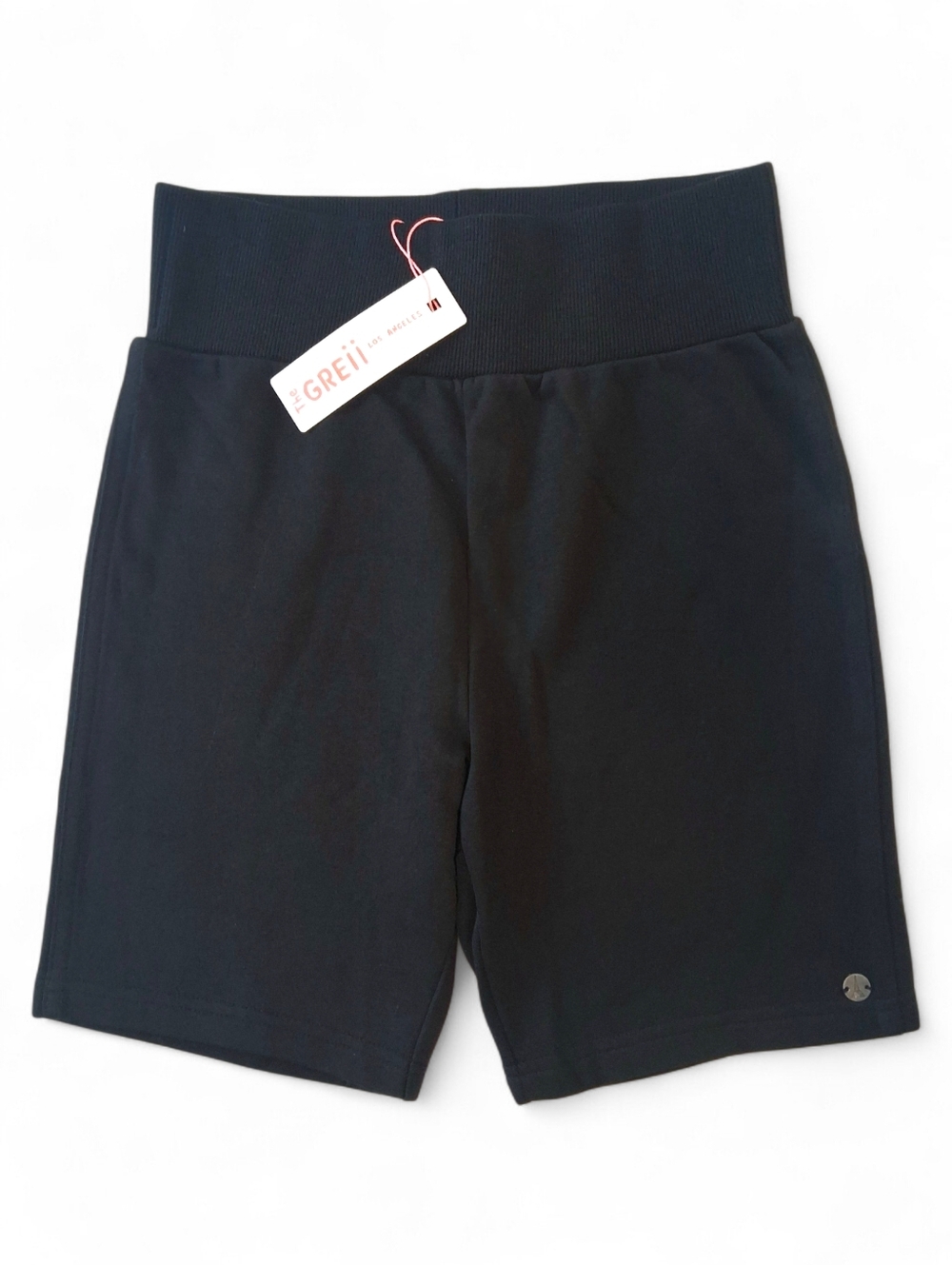 🆕️ The Greii Los Angeles Black Shorts Hi-Waist Womens Size Small NWT